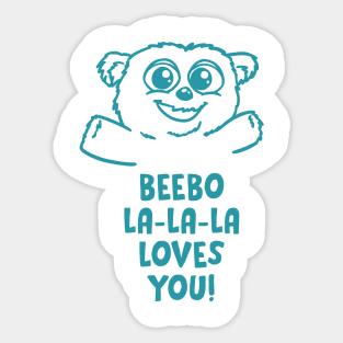 Beebo Loves You! v2 Sticker